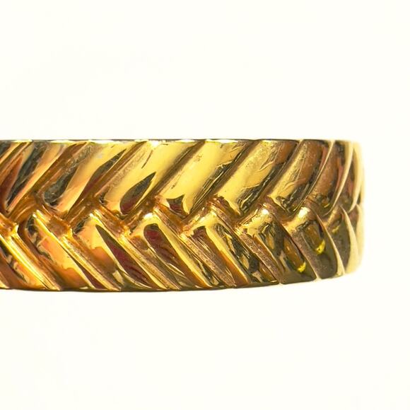 J. Crew Gold Bangle Bracelet - Picture 5 of 6